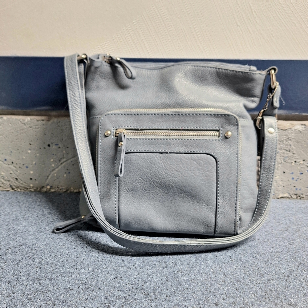 Great American Leather Works 100% Cowhide Crossbody Bag